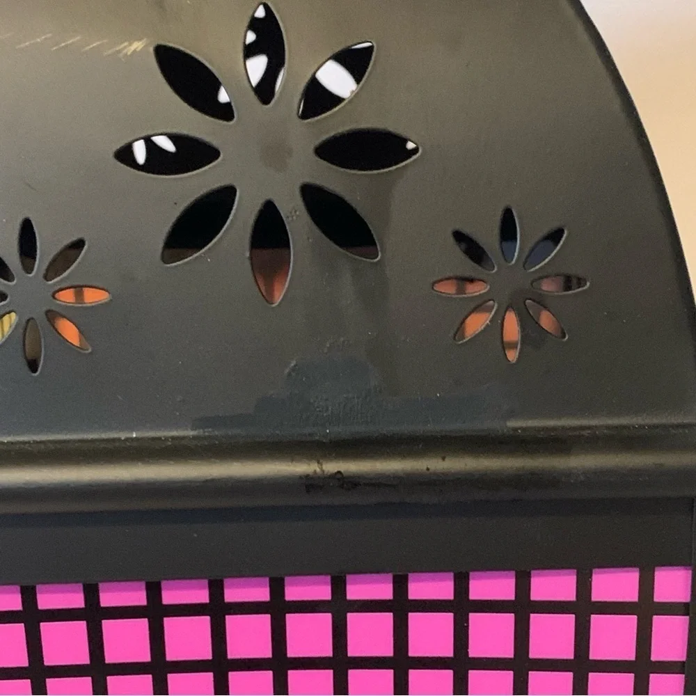 NWT. TARGET Halloween Black and Orange Skull Lantern